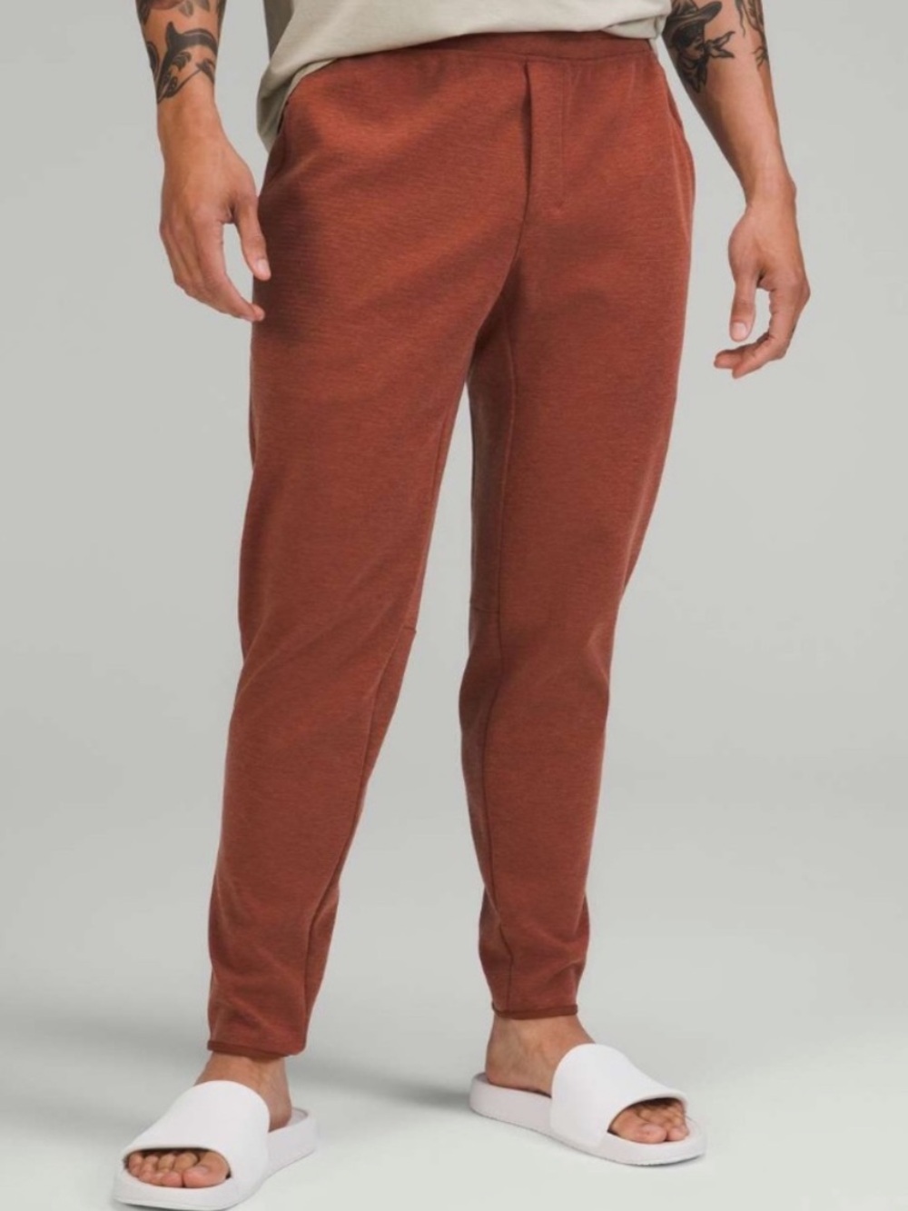 Lululemon GridLiner Fleece Jogger Heathered Date Brown small men’s